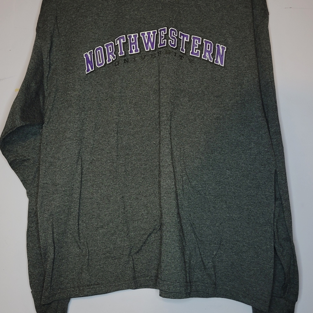 Champion Northwestern University gray long sleeve shirt size XL